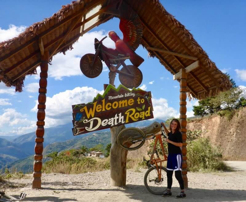 Biking death road in La Paz Bolivia Vertigo tours
