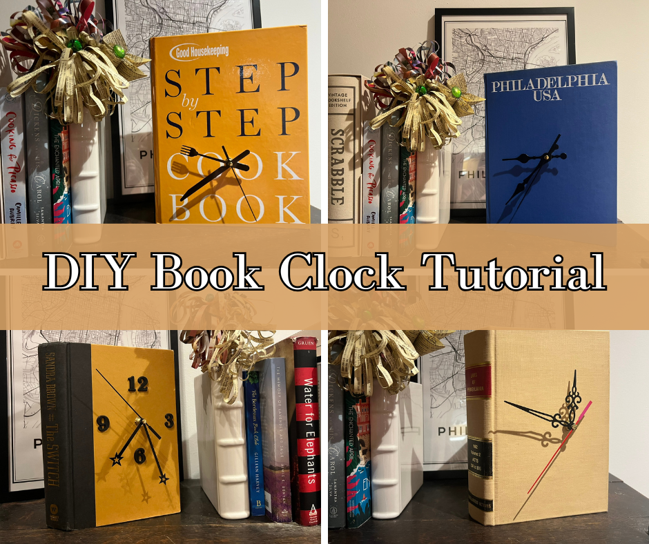 DIY Book Clock: How to Make a Clock Out of a Book – A Perfect Book Club Craft