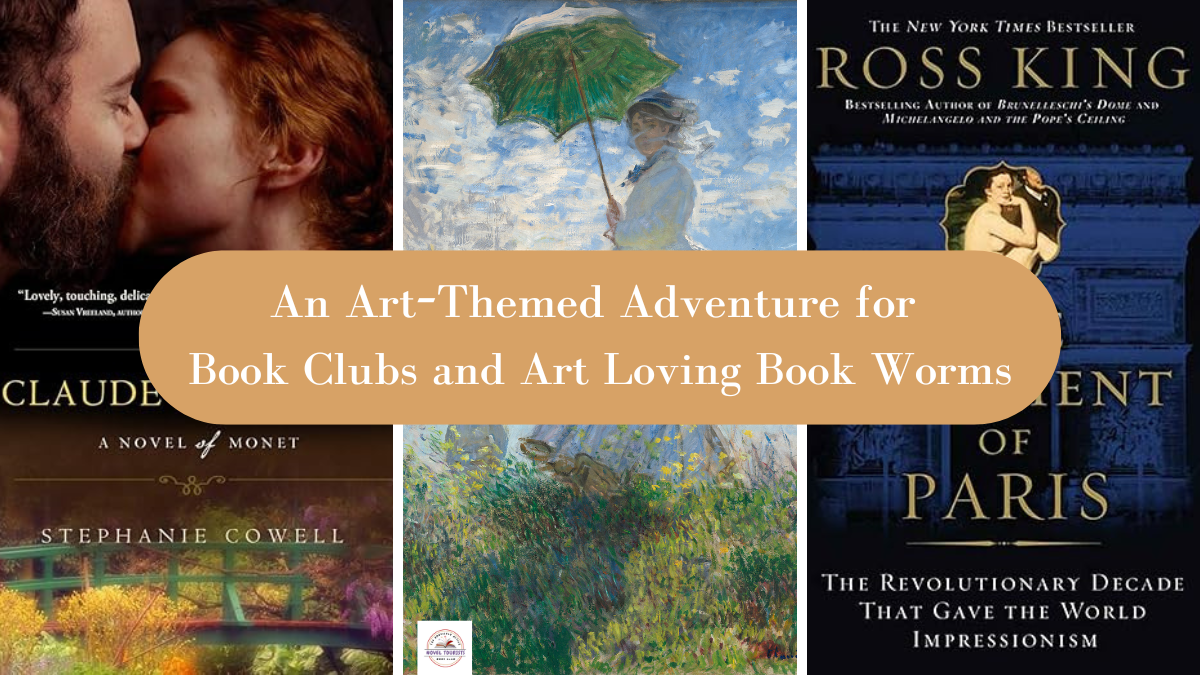 Art-Themed Book Club adventure Claude and Camille book and impressionist gallery tour